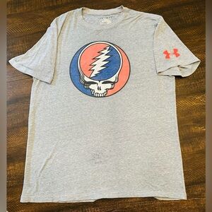2015 Rare Under Armour x Grateful Dead Heat Gear Men’s T-Shirt-Medium